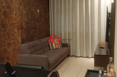 Apartamento com 2 dormitórios à venda, 63 m² por R$ 350.000,00 - Macuco - Santos/SP