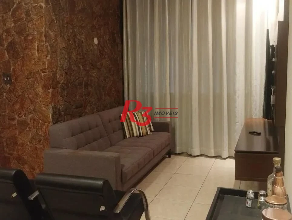Apartamento com 2 dormitórios à venda, 63 m² por R$ 350.000,00 - Macuco - Santos/SP