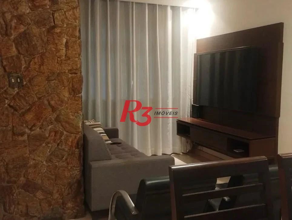 Apartamento com 2 dormitórios à venda, 63 m² por R$ 350.000,00 - Macuco - Santos/SP
