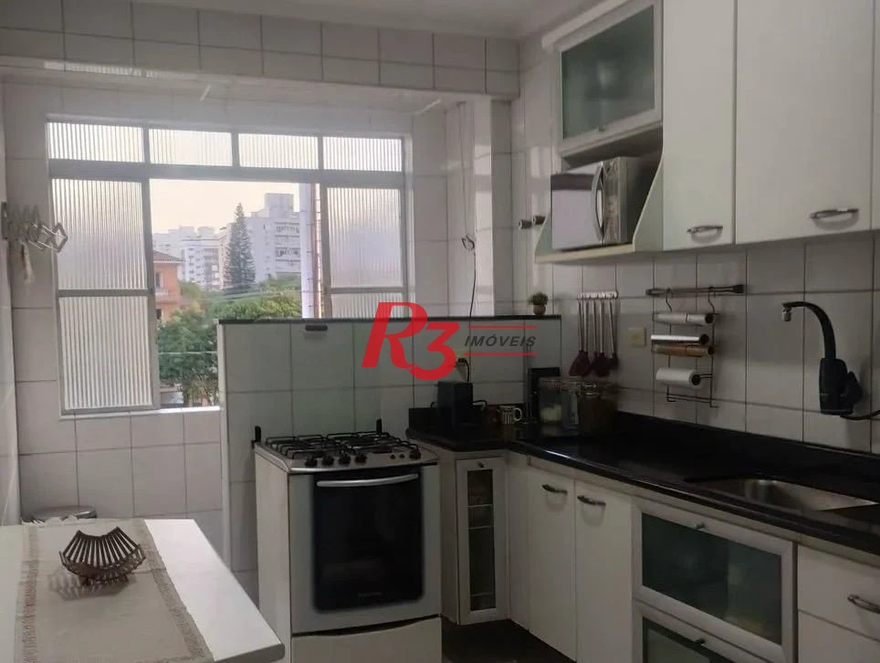 Apartamento com 2 dormitórios à venda, 63 m² por R$ 350.000,00 - Macuco - Santos/SP