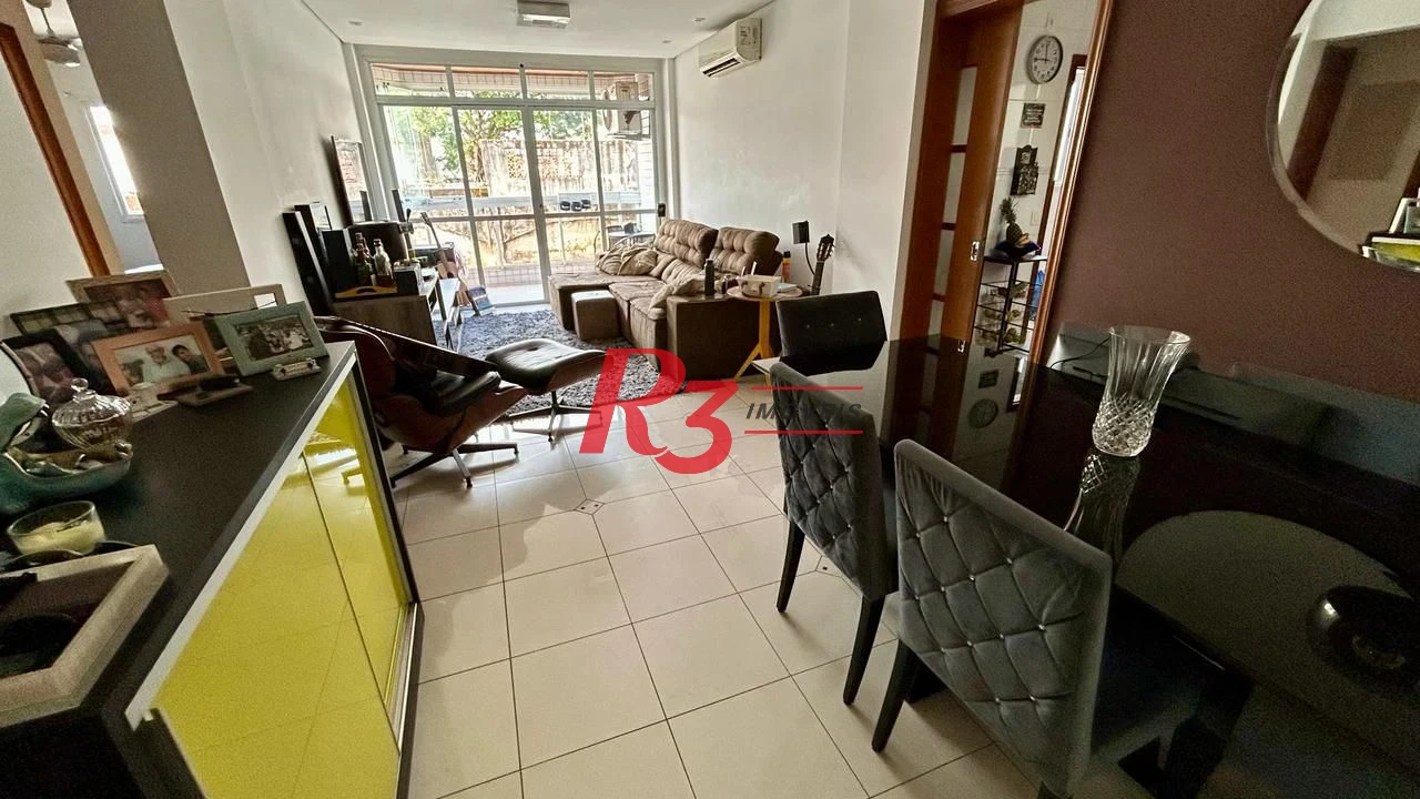 Apartamento com 2 dormitórios à venda, 90 m² por R$ 750.000,00 - Embaré - Santos/SP