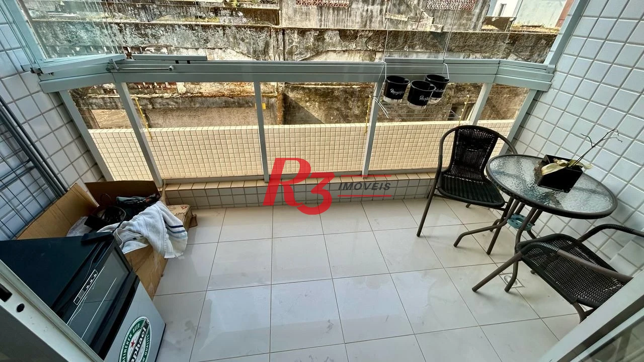Apartamento com 2 dormitórios à venda, 90 m² por R$ 750.000,00 - Embaré - Santos/SP