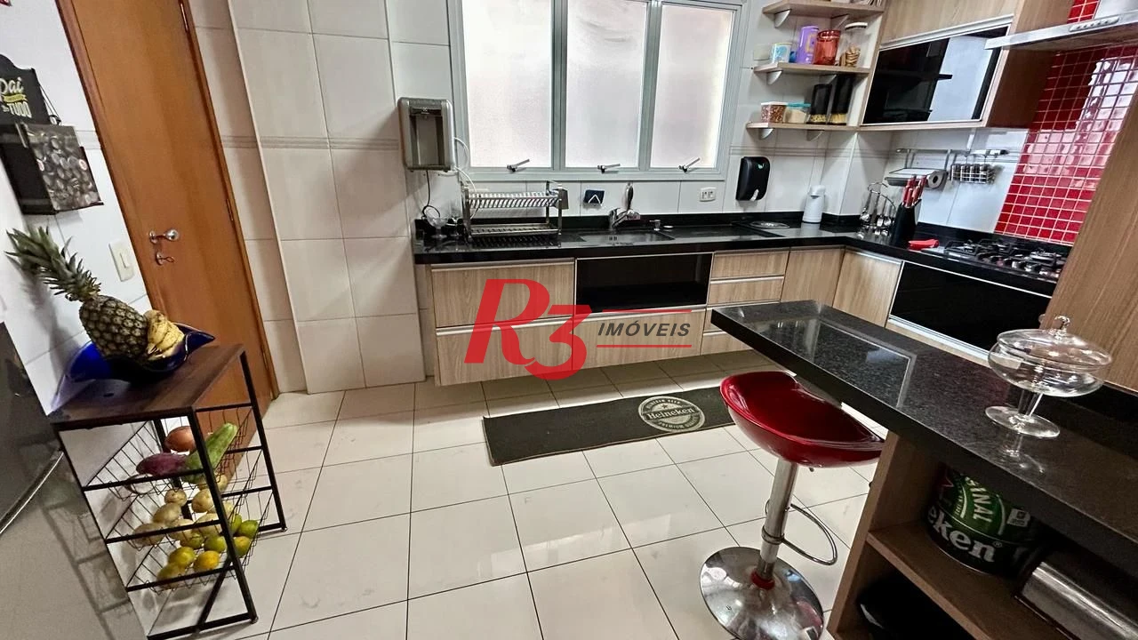 Apartamento com 2 dormitórios à venda, 90 m² por R$ 750.000,00 - Embaré - Santos/SP