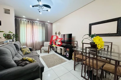 Casa com 3 dormitórios à venda, 118 m² por R$ 720.000,00 - Marapé - Santos/SP