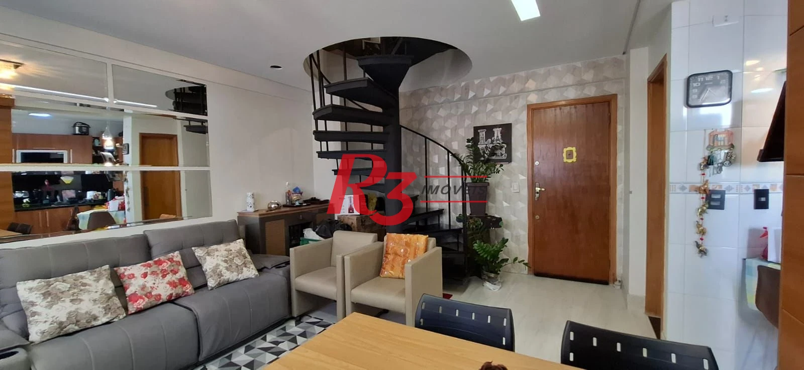Apartamento com 3 dormitórios à venda, 142 m² por R$ 860.000,00 - Aparecida - Santos/SP