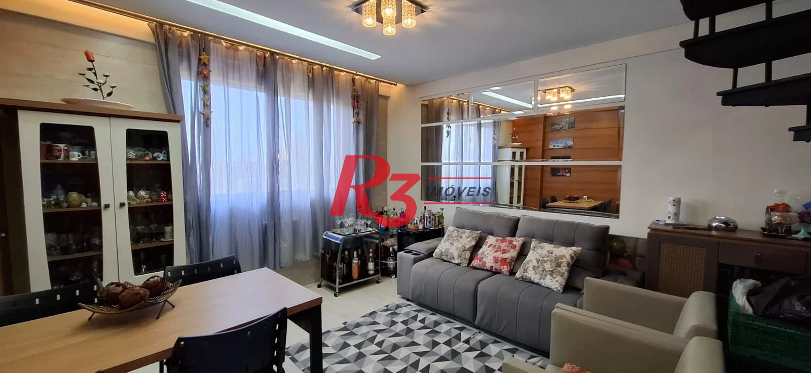 Apartamento com 3 dormitórios à venda, 142 m² por R$ 860.000,00 - Aparecida - Santos/SP
