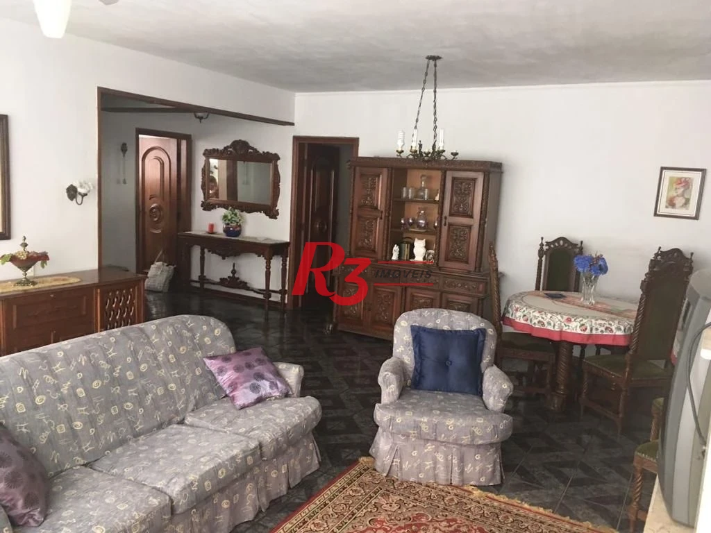 Apartamento com 3 dormitórios à venda, 158 m² por R$ 1.120.000,00 - Pompéia - Santos/SP