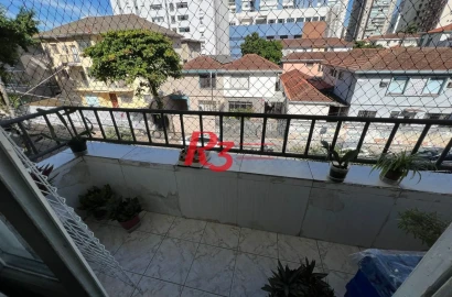 Apartamento à venda, 85 m² por R$ 370.000,00 - Aparecida - Santos/SP