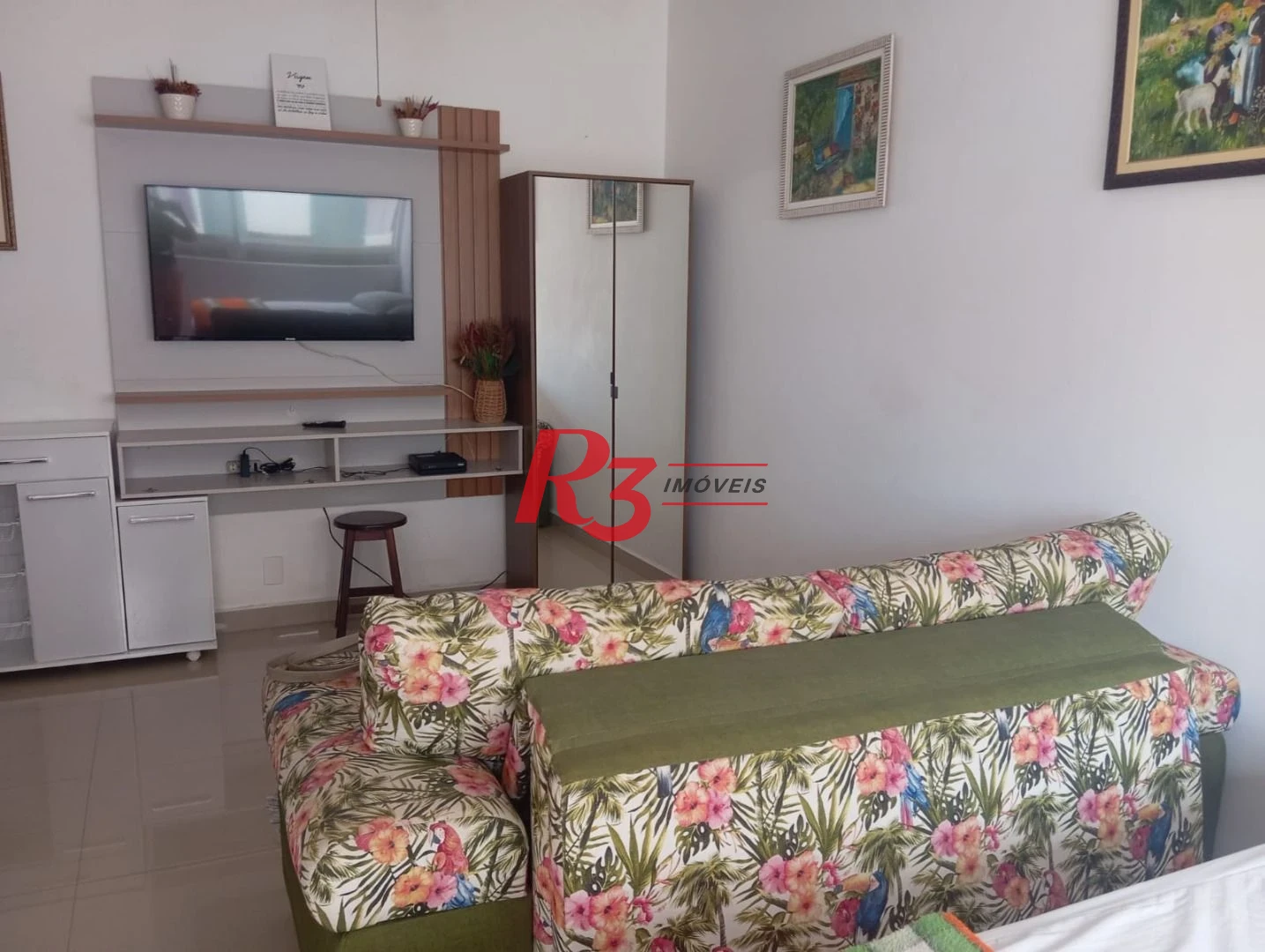 Kitnet, 36 m² - venda por R$ 330.000,00 ou aluguel por R$ 3.000,00/mês - Gonzaga - Santos/SP