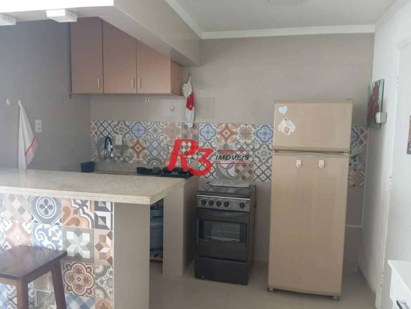 Kitnet, 36 m² - venda por R$ 330.000,00 ou aluguel por R$ 3.000,00/mês - Gonzaga - Santos/SP