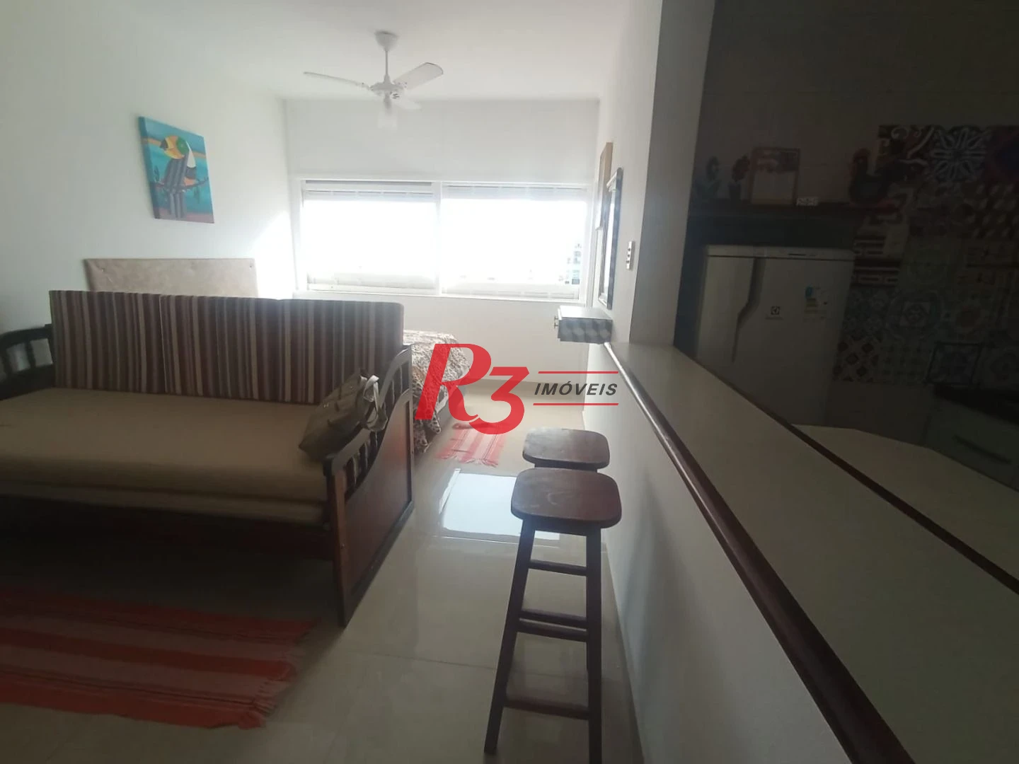 Kitnet, 36 m² - venda por R$ 330.000,00 ou aluguel por R$ 3.000,00/mês - Gonzaga - Santos/SP