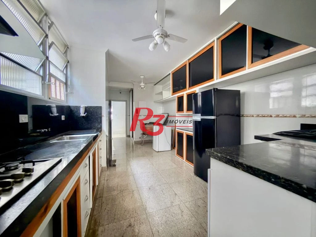 Apartamento com 3 dormitórios à venda, 166 m² por R$ 1.590.000,00 - Gonzaga - Santos/SP