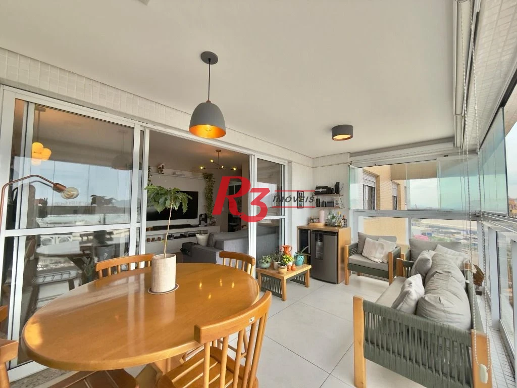 Apartamento com 3 dormitórios à venda, 111 m² por R$ 1.200.000,00 - Ponta da Praia - Santos/SP