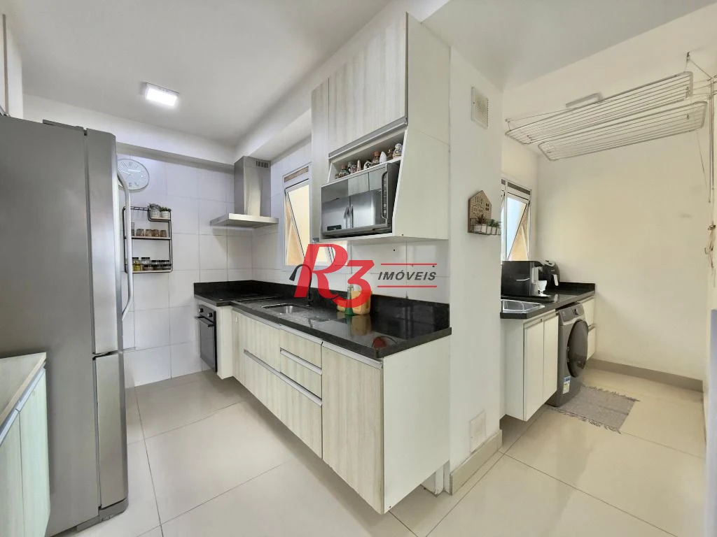 Apartamento com 3 dormitórios à venda, 111 m² por R$ 1.200.000,00 - Ponta da Praia - Santos/SP
