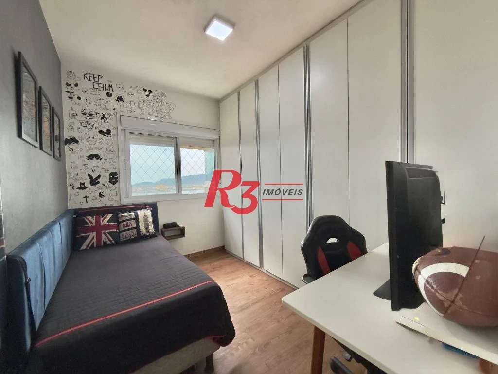 Apartamento com 3 dormitórios à venda, 111 m² por R$ 1.200.000,00 - Ponta da Praia - Santos/SP