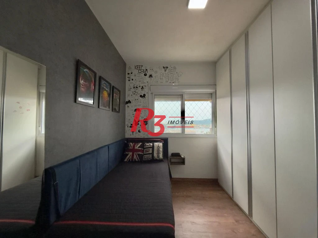 Apartamento com 3 dormitórios à venda, 111 m² por R$ 1.200.000,00 - Ponta da Praia - Santos/SP