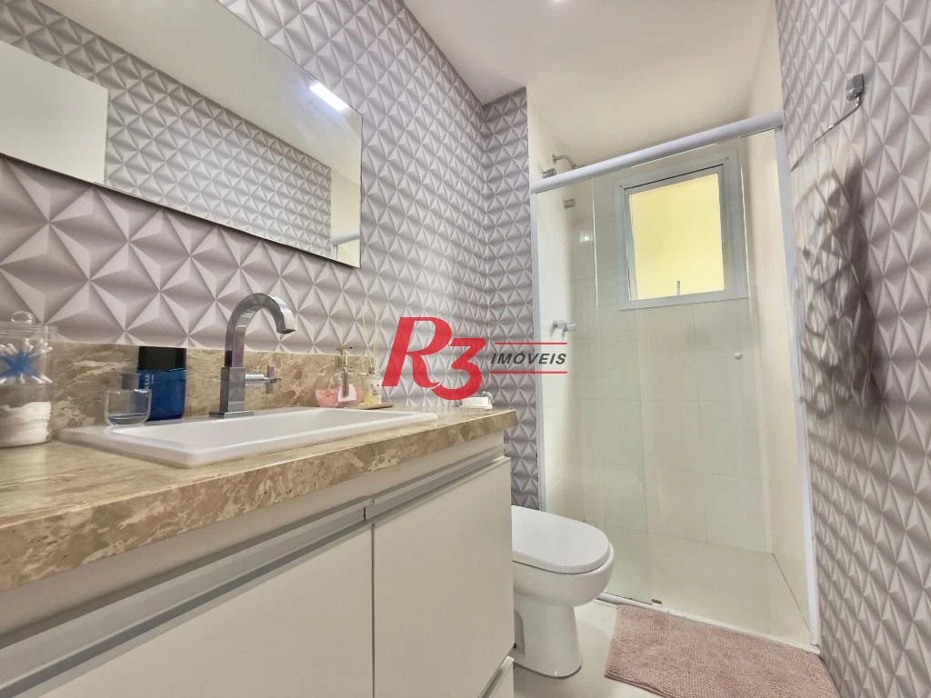 Apartamento com 3 dormitórios à venda, 111 m² por R$ 1.200.000,00 - Ponta da Praia - Santos/SP