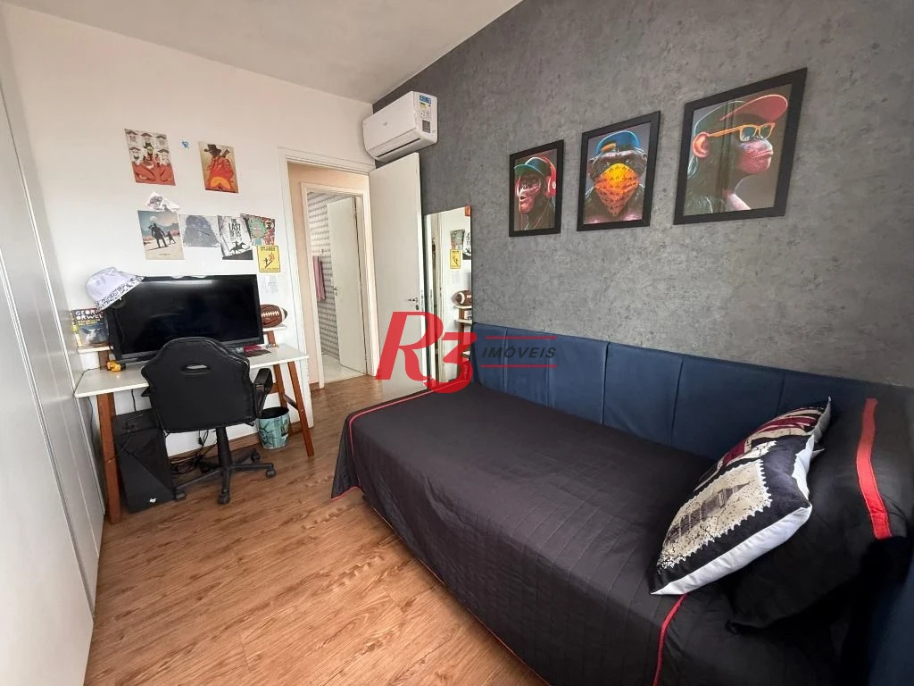 Apartamento com 3 dormitórios à venda, 111 m² por R$ 1.200.000,00 - Ponta da Praia - Santos/SP