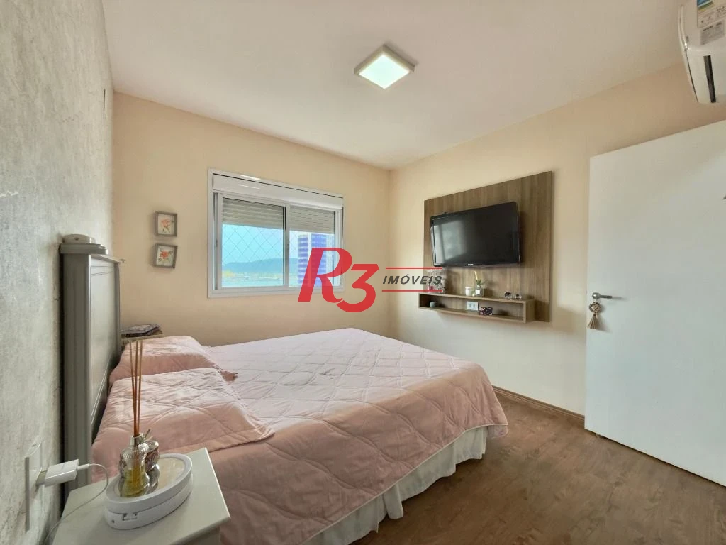 Apartamento com 3 dormitórios à venda, 111 m² por R$ 1.200.000,00 - Ponta da Praia - Santos/SP