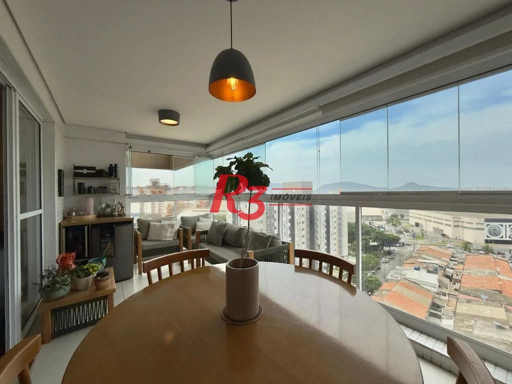 Apartamento com 3 dormitórios à venda, 111 m² por R$ 1.200.000,00 - Ponta da Praia - Santos/SP