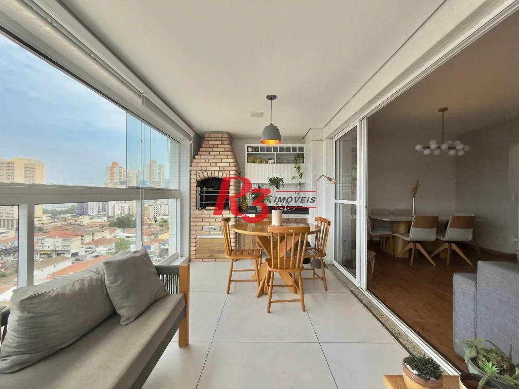 Apartamento com 3 dormitórios à venda, 111 m² por R$ 1.200.000,00 - Ponta da Praia - Santos/SP