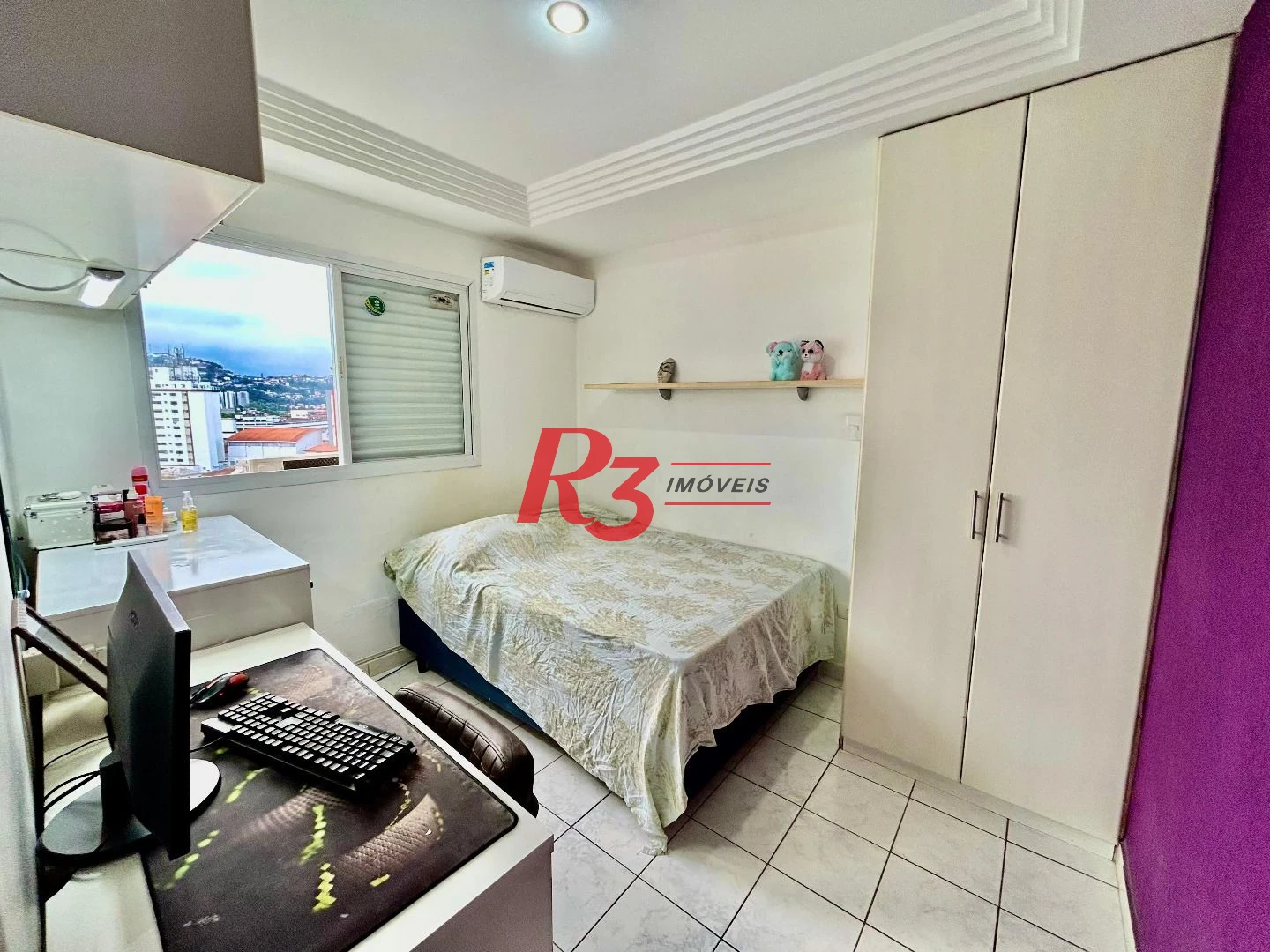 Cobertura com 3 dormitórios à venda, 137 m² por R$ 1.200.000,00 - Campo Grande - Santos/SP