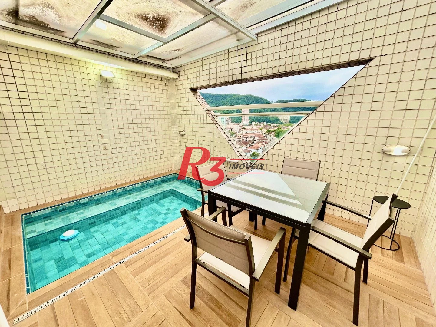 Cobertura com 3 dormitórios à venda, 137 m² por R$ 1.200.000,00 - Campo Grande - Santos/SP