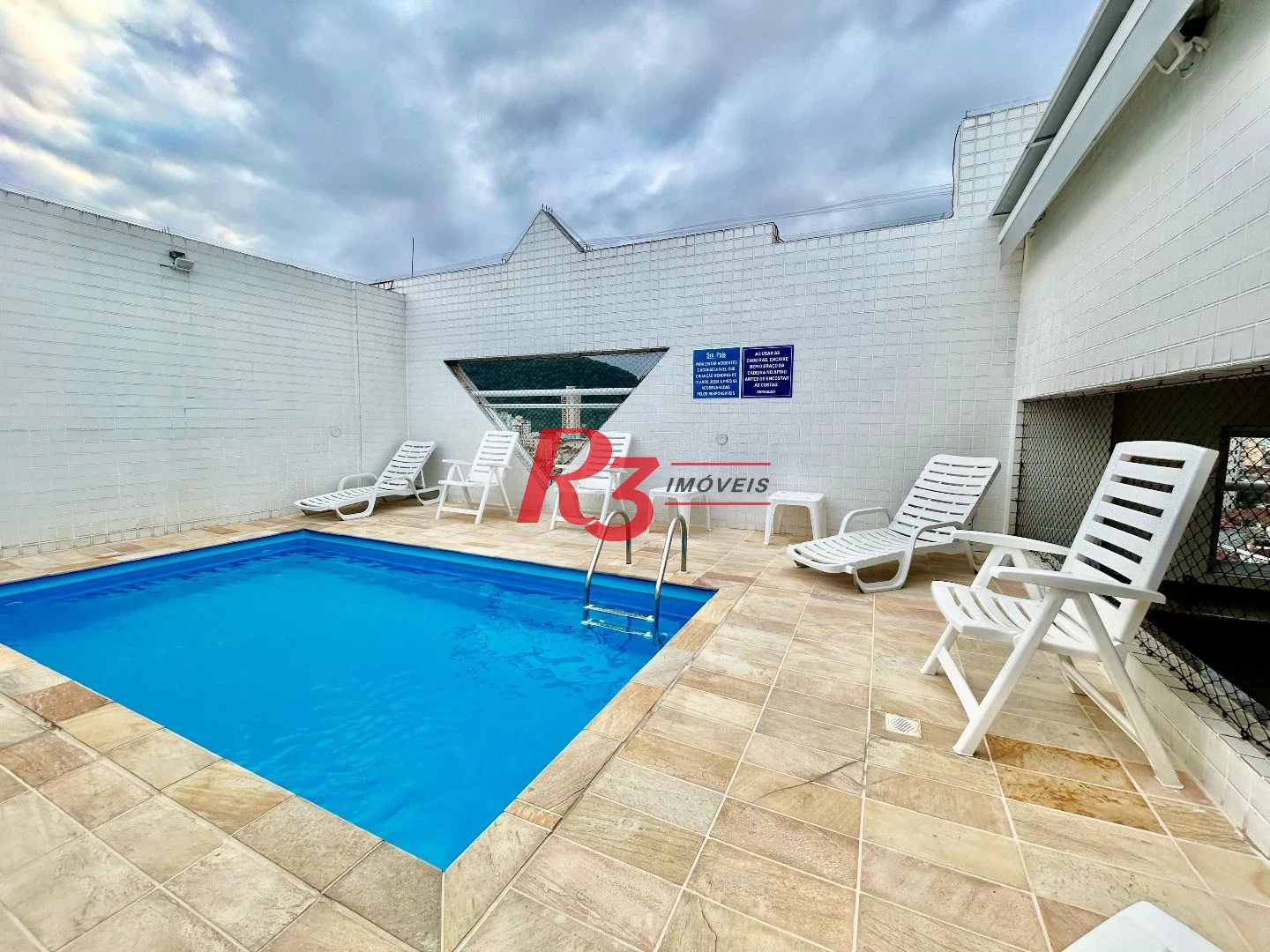 Cobertura com 3 dormitórios à venda, 137 m² por R$ 1.200.000,00 - Campo Grande - Santos/SP