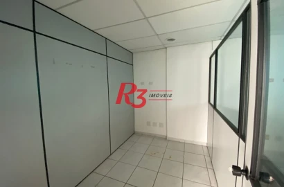 Sala para alugar, 90 m² - Vila Mathias - Santos/SP