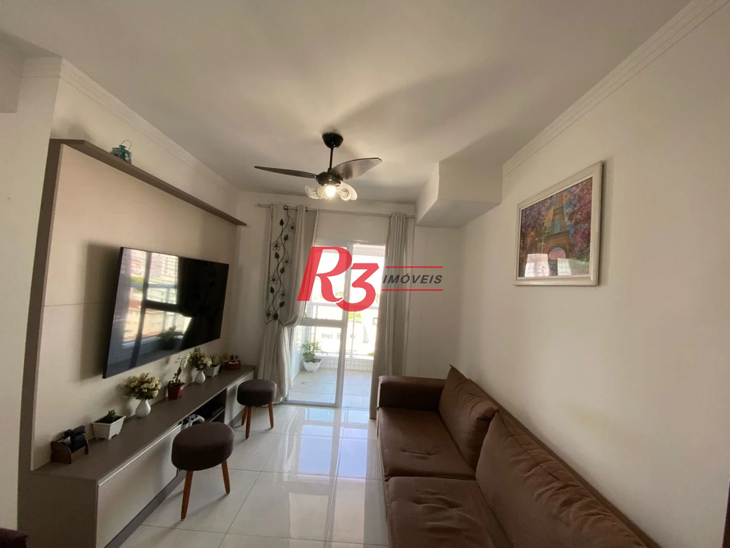 Apartamento com 2 dormitórios à venda, 72 m² por R$ 795.000,00 - Embaré - Santos/SP