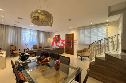 Sobrado com 3 dormitórios à venda, 187 m² por R$ 2.100.000,00 - Ponta da Praia - Santos/SP