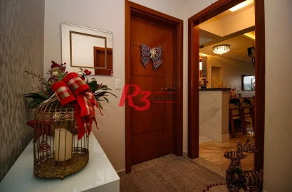 Apartamento com 2 dormitórios à venda, 84 m² por R$ 1.700.000,00 - Pompéia - Santos/SP