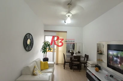 Apartamento com 1 dormitório à venda, 50 m² por R$ 430.000,00 - José Menino - Santos/SP