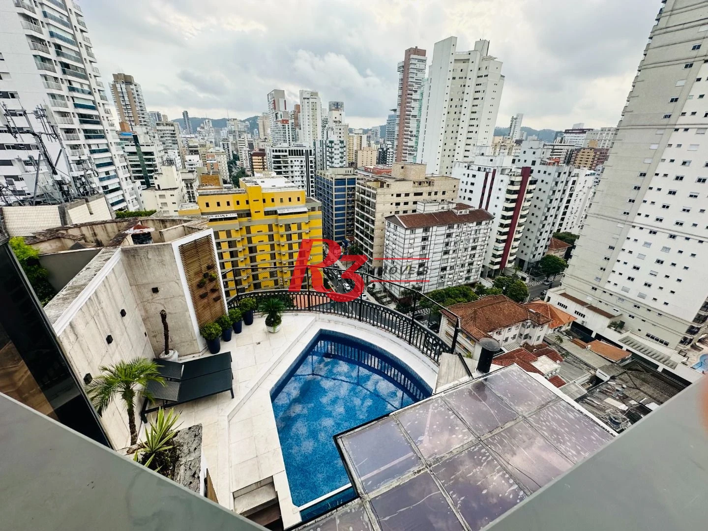Cobertura com 4 suítes à venda na Vila Rica, 440 m² por R$ 8.000.000 - Santos/SP