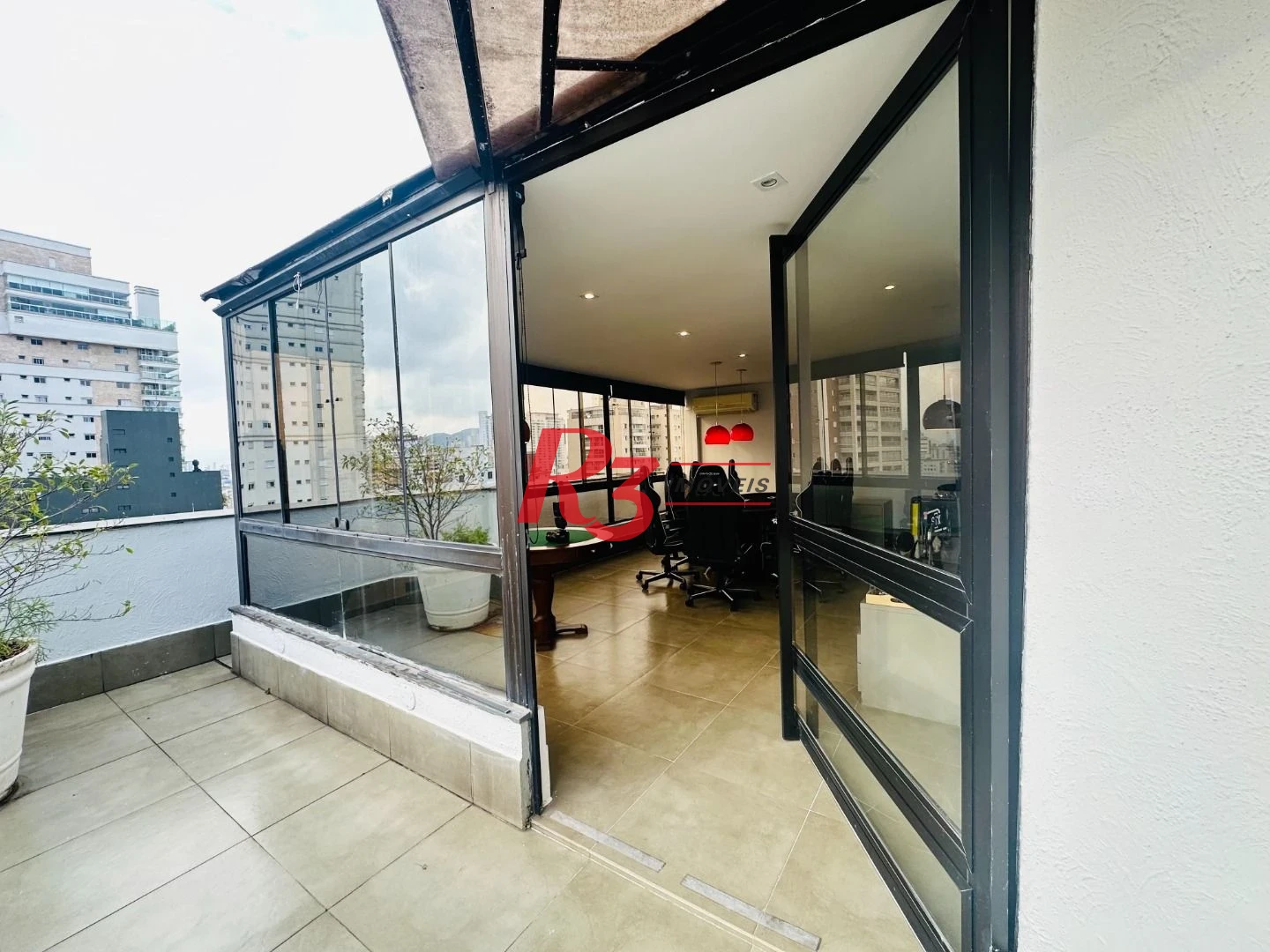 Cobertura com 4 suítes à venda na Vila Rica, 440 m² por R$ 8.000.000 - Santos/SP