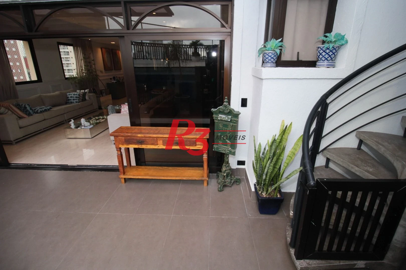 Cobertura com 4 suítes à venda na Vila Rica, 440 m² por R$ 8.000.000 - Santos/SP