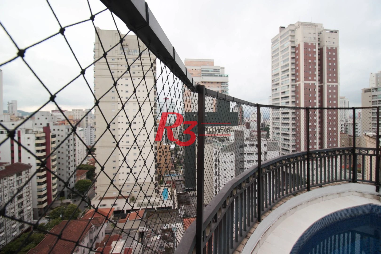 Cobertura com 4 suítes à venda na Vila Rica, 440 m² por R$ 8.000.000 - Santos/SP