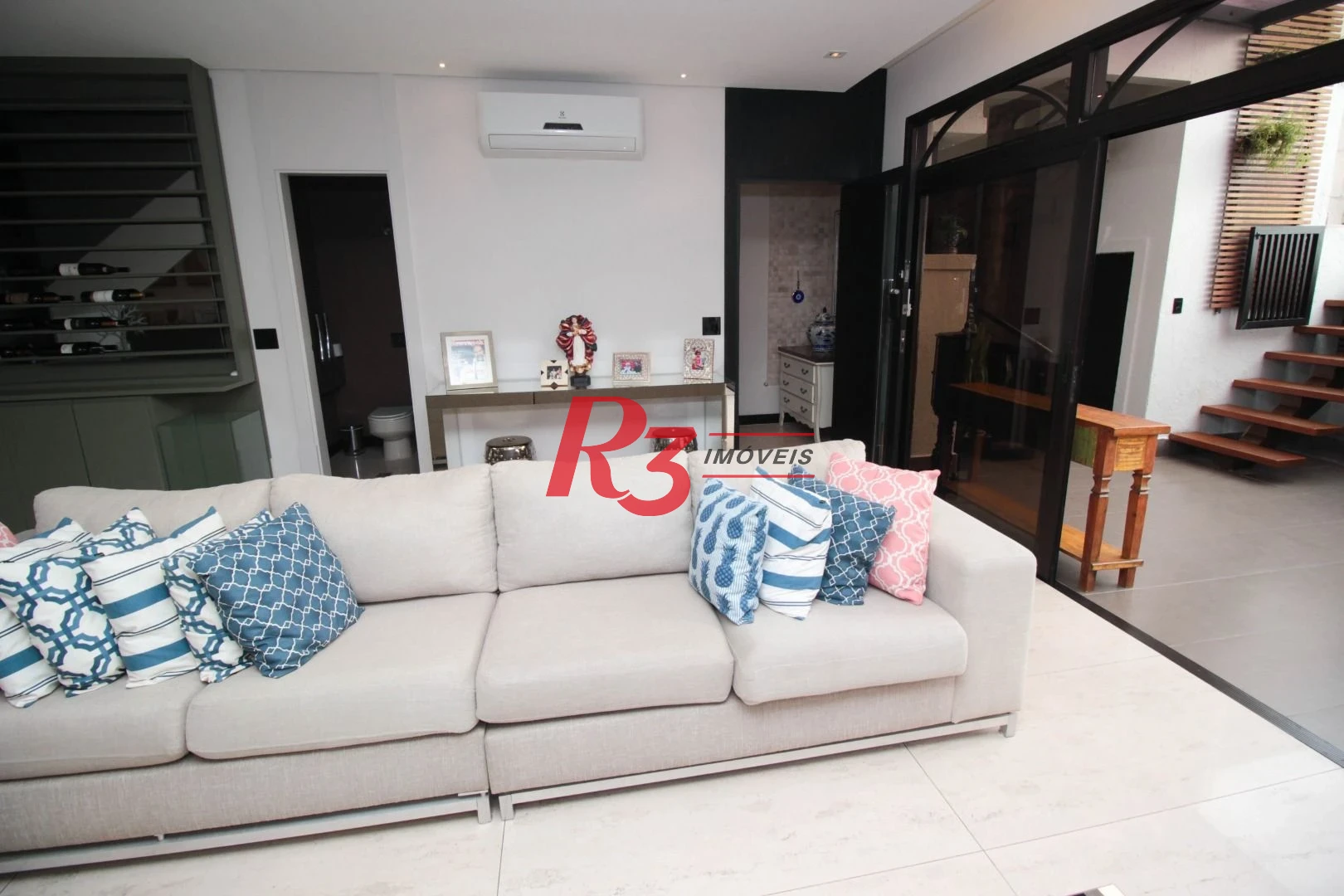 Cobertura com 4 suítes à venda na Vila Rica, 440 m² por R$ 8.000.000 - Santos/SP