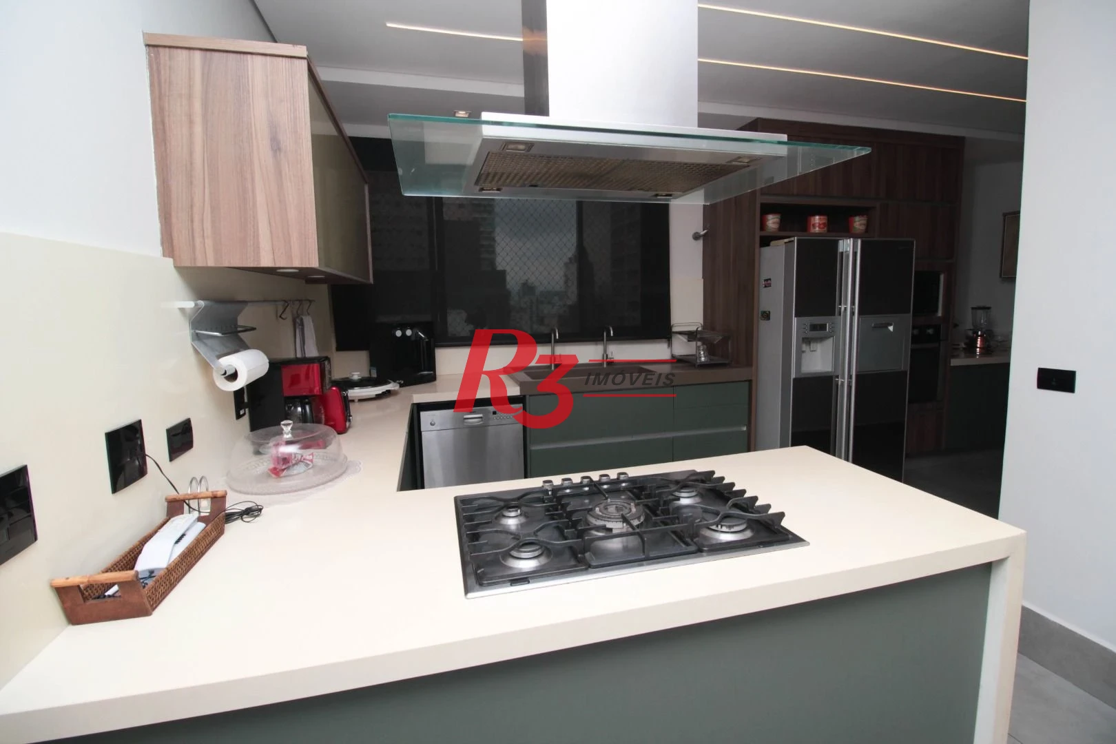 Cobertura com 4 suítes à venda na Vila Rica, 440 m² por R$ 8.000.000 - Santos/SP