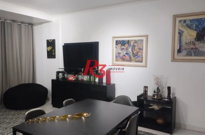Apartamento com 2 dormitórios à venda, 87 m² por R$ 590.000,00 - Aparecida - Santos/SP