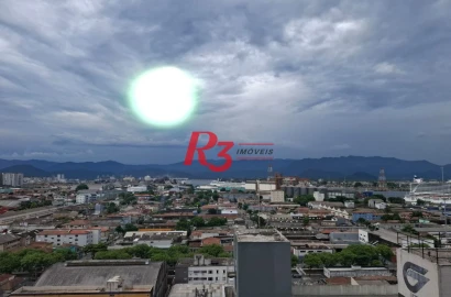 Apartamento com 2 dormitórios à venda, 64 m² por R$ 640.000,00 - Estuário - Santos/SP