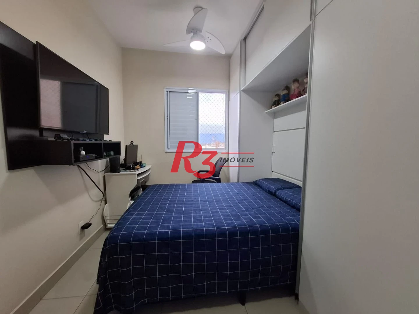 Apartamento com 2 dormitórios à venda, 64 m² por R$ 640.000,00 - Estuário - Santos/SP