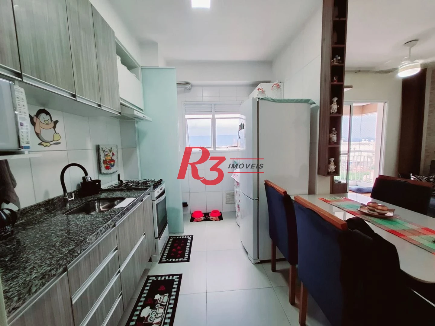 Apartamento com 2 dormitórios à venda, 64 m² por R$ 640.000,00 - Estuário - Santos/SP