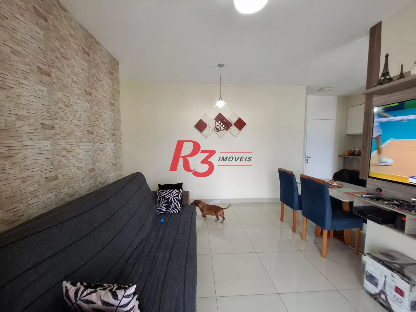 Apartamento com 2 dormitórios à venda, 64 m² por R$ 640.000,00 - Estuário - Santos/SP
