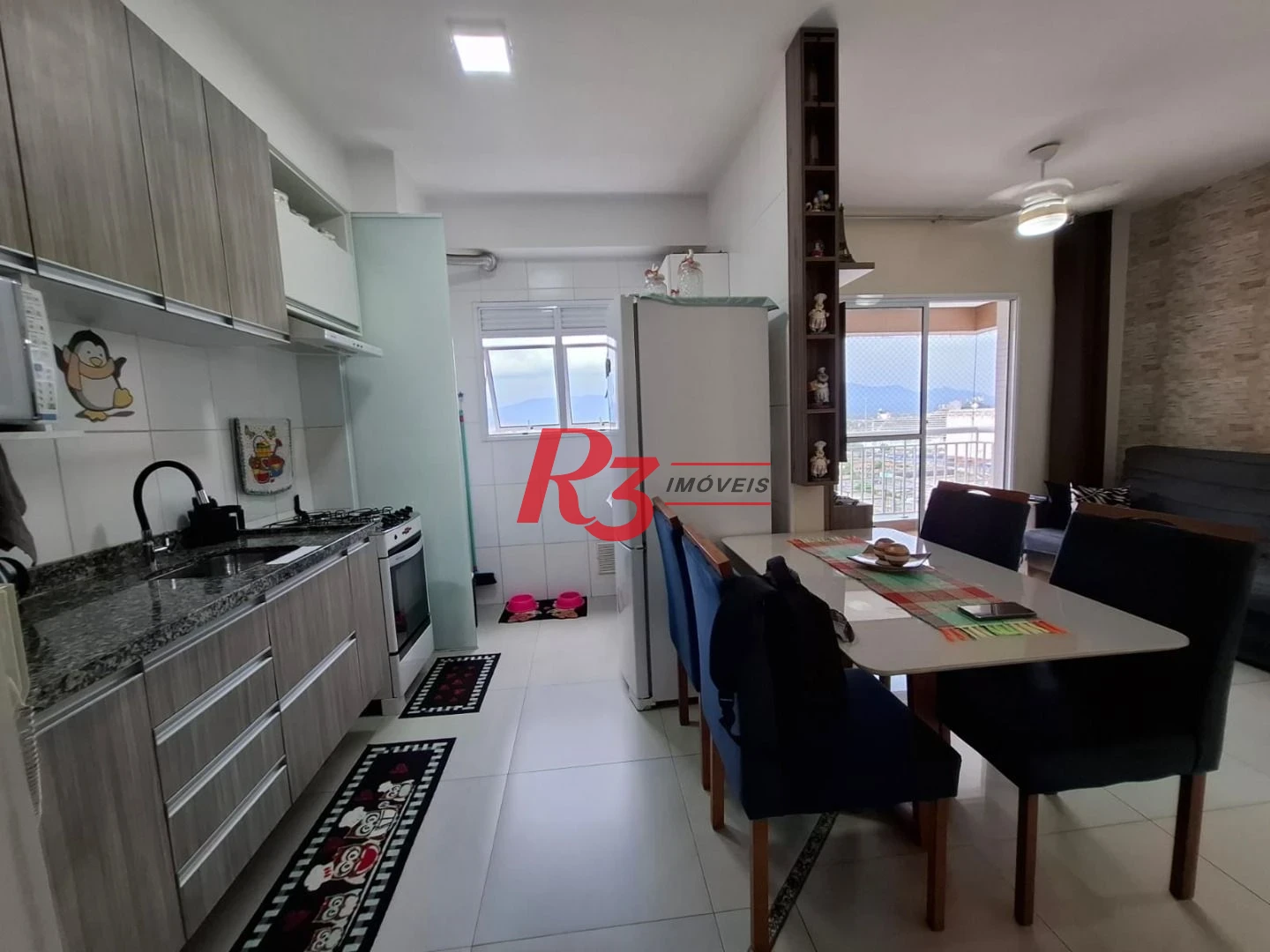 Apartamento com 2 dormitórios à venda, 64 m² por R$ 640.000,00 - Estuário - Santos/SP