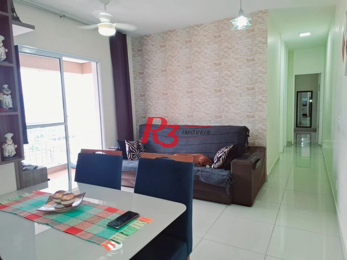 Apartamento com 2 dormitórios à venda, 64 m² por R$ 640.000,00 - Estuário - Santos/SP
