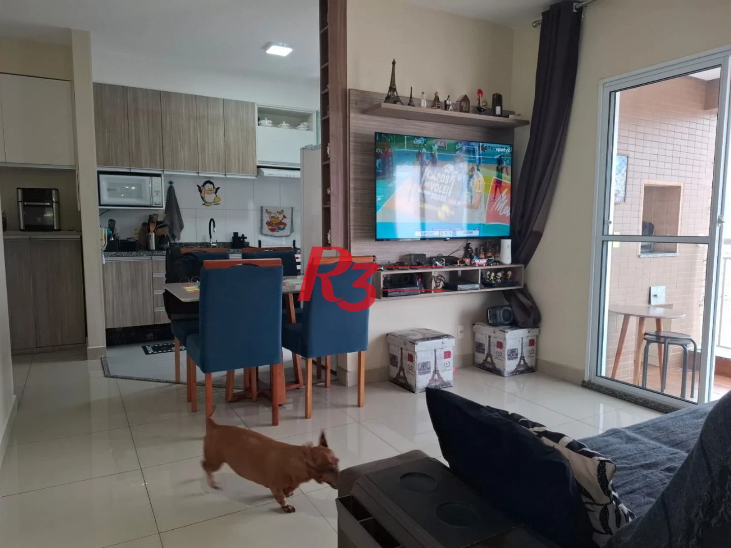 Apartamento com 2 dormitórios à venda, 64 m² por R$ 640.000,00 - Estuário - Santos/SP