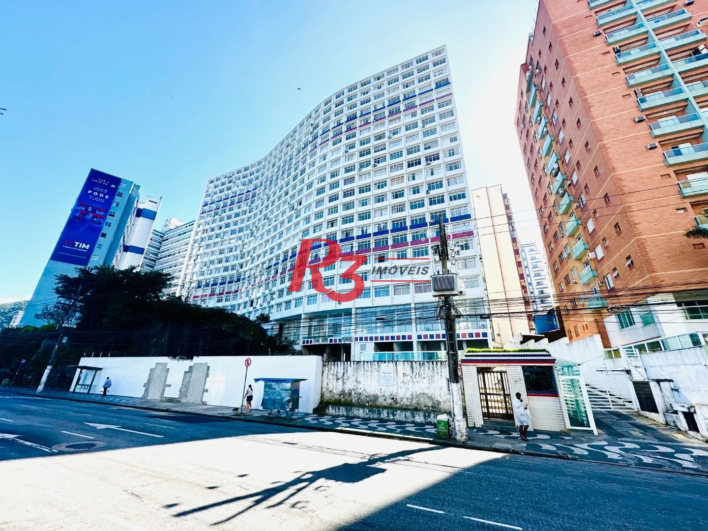 Apartamento com 1 dormitório para alugar, 44 m² por R$ 3.000,02/mês - Pompéia - Santos/SP