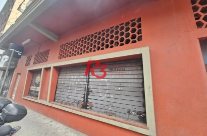 Loja, 442 m² - venda por R$ 1.300.000,00 ou aluguel por R$ 7.708,00/mês - Centro - Santos/SP