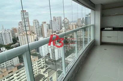 Apartamento com 2 dormitórios para alugar, 65 m² por R$ 8.000,00/mês - Vila Rica - Santos/SP